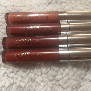 🦄Colourpop Lip Bundle Of Varied Warms 2/25